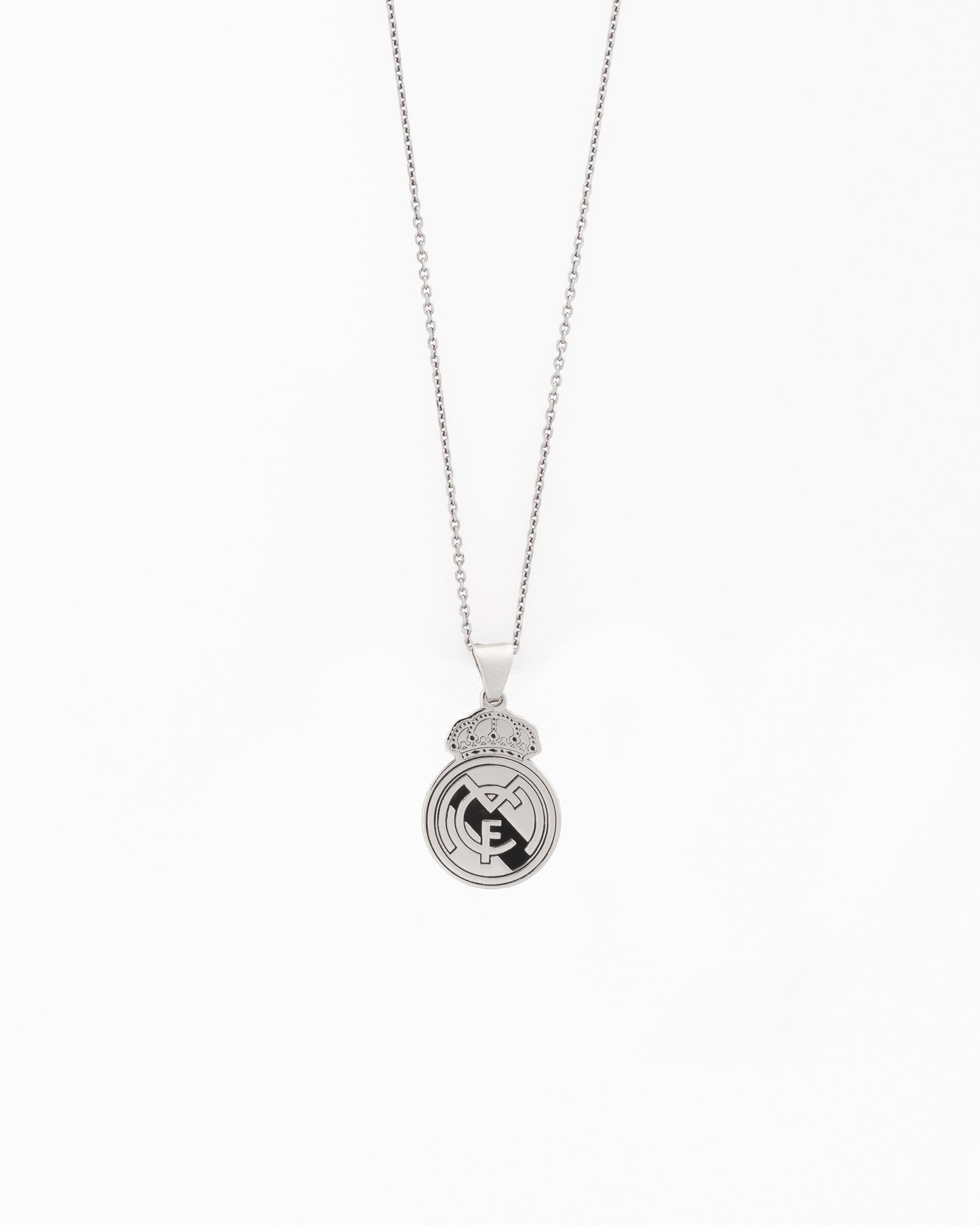 Black and white Real Madrid necklace
