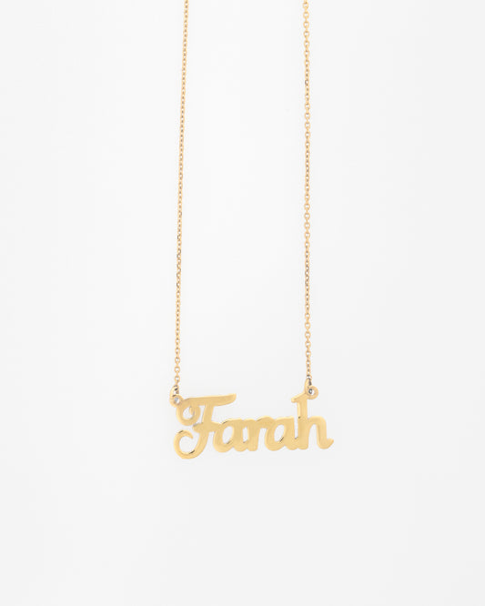 English name necklace