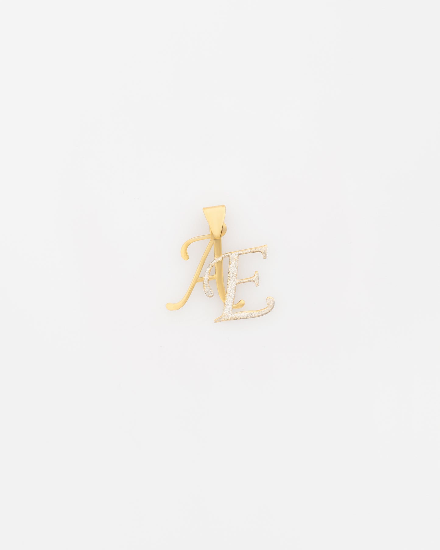 Double initial necklace